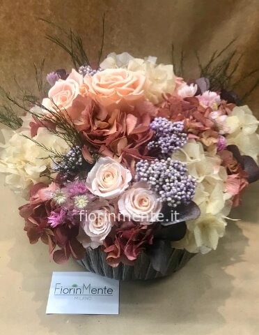 composizione fiori stabilizzati
