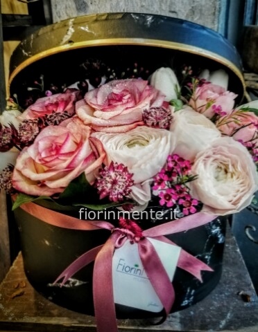 Scatola di fiori misti compatti